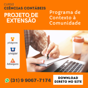 Programa de Contexto à Comunidade - CIÊNCIAS CONTÁBEIS