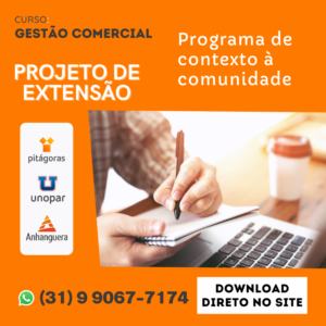 PROJETO DE EXTENSAO - GESTAO COMERCIAL