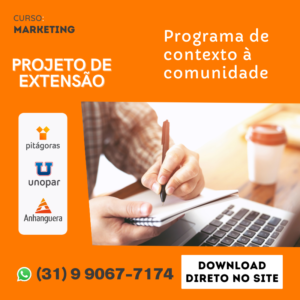 PROJETO DE EXTENSÃO EAD - Curso de Marketing Programa de contexto à comunidade