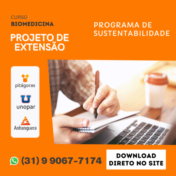 PROJETO DE EXTENSÃO I - BIOMEDICINA