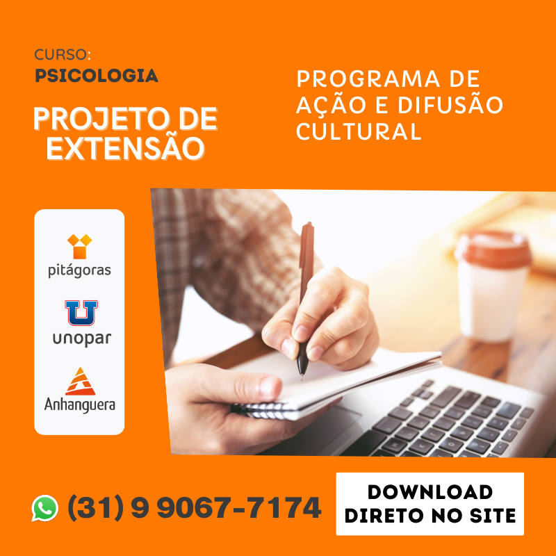 PROJETO DE EXTENSÃO I - PSICOLOGIA